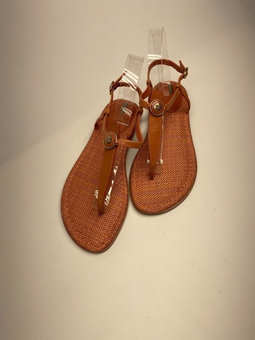 Sam Edelman Womens Gigi Signet T-Strap Flat Sandals Sz 9 - Picture 7 of 8